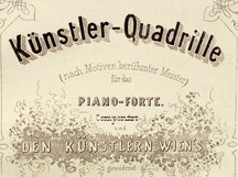 Johann Strauß II, Quadrille des artistes op. 201